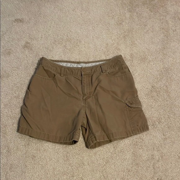 The North Face Women's Tan Cargo Shorts - Picture 1 of 5